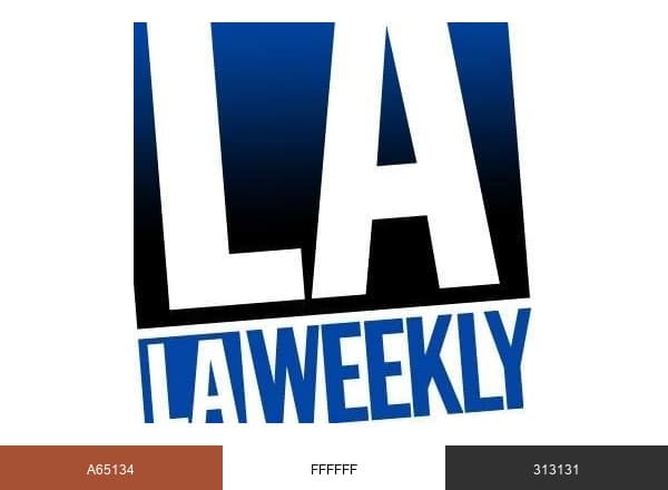 LA Weekly brand color palette
