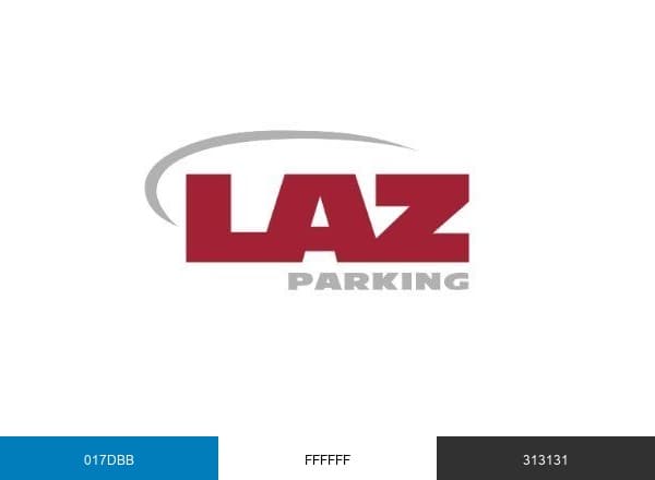 LAZ Parking brand color palette