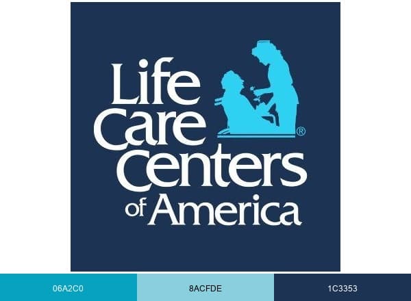 Life Care Centers of America brand color palette