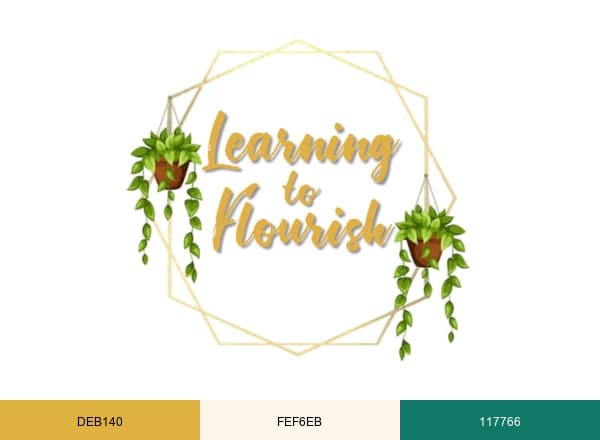 Learning to Flourish brand color palette