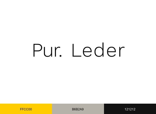 Leder Pur brand color palette
