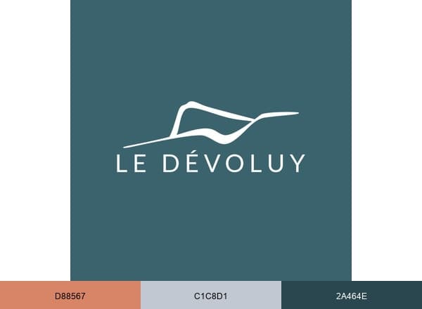 Le Dévoluy brand color palette