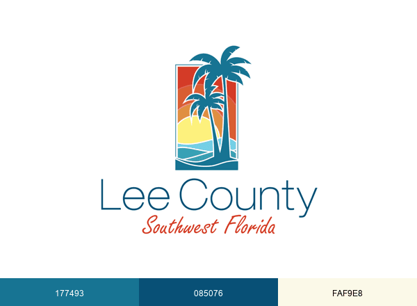 Lee County Government brand color palette