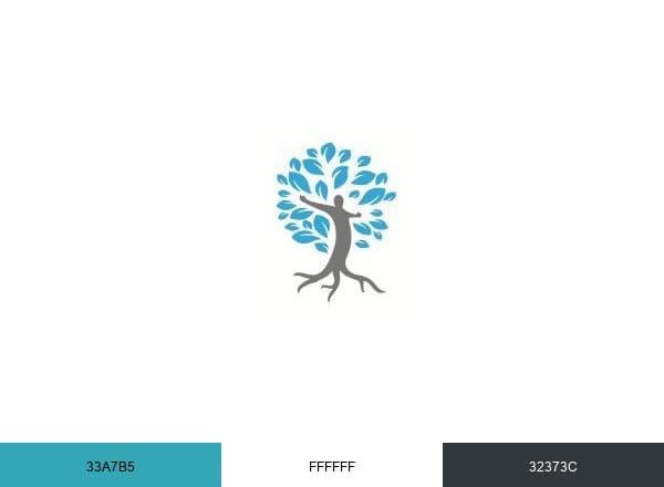 Legacy Healing Center brand color palette