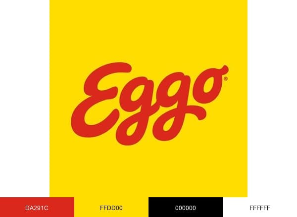 Eggo brand color palette
