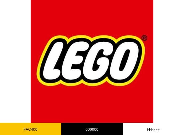 LEGO® brand color palette