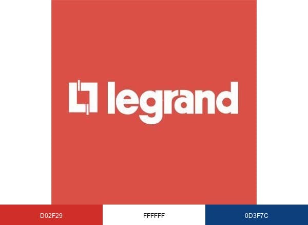 Legrand brand color palette
