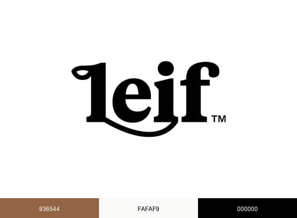 LEIF Products brand color palette