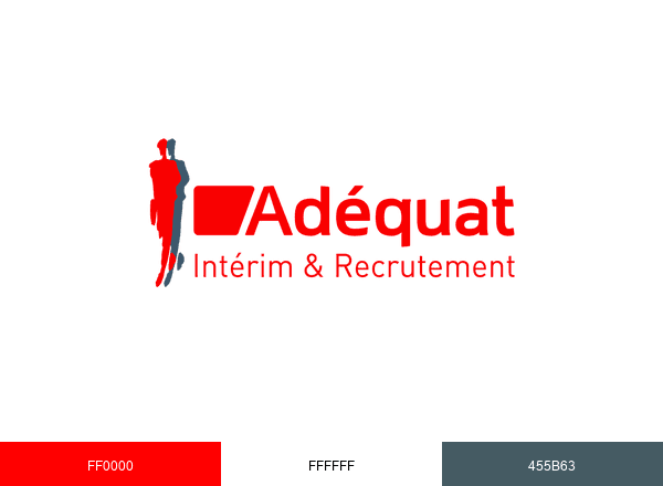 Adéquat Interim & Recrutement brand color palette