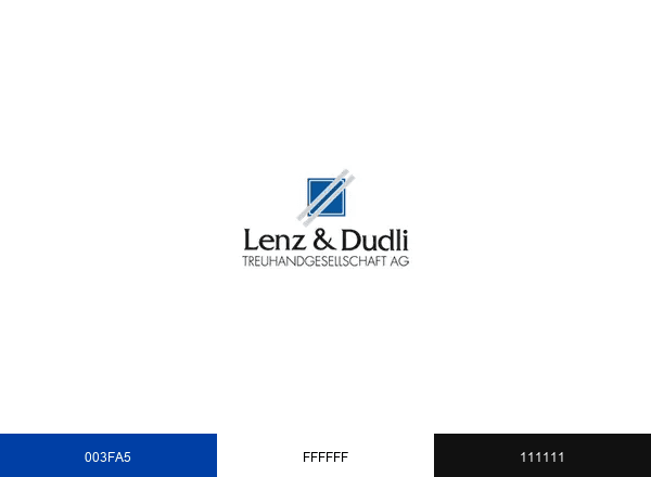 Lenz Dudli brand color palette