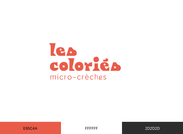 Les Coloriés brand color palette