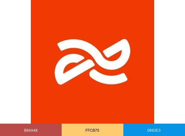 Le site de la Sneaker brand color palette