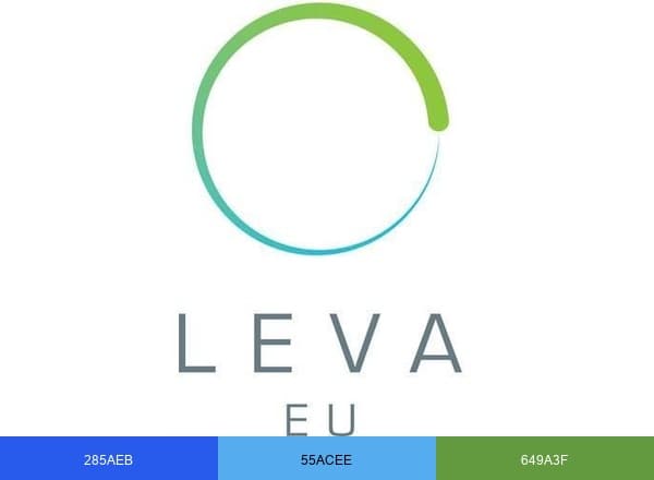 LEVA-EU brand color palette