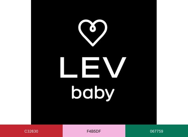 Lev Baby brand color palette