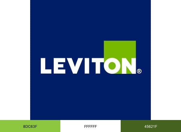 Leviton brand color palette