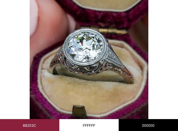 Levy's Fine Jewelry brand color palette