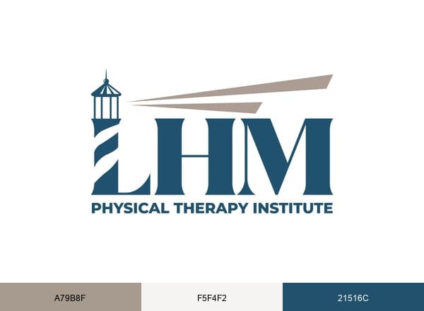 LHM Physical Therapy Institute brand color palette