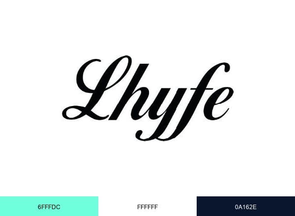 Lhyfe brand color palette