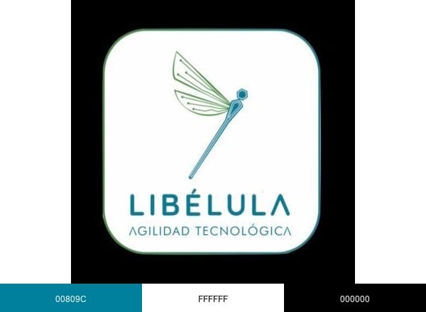 Libélula Soft brand color palette