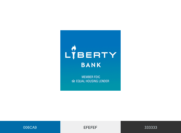 Liberty Bank brand color palette