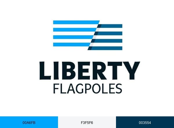Liberty Flag Poles brand color palette