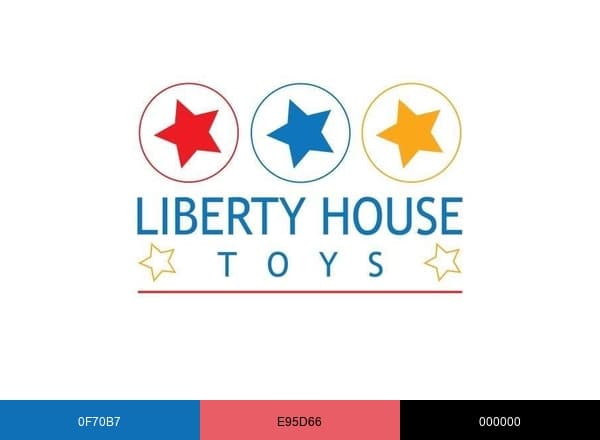 Liberty House Toys brand color palette