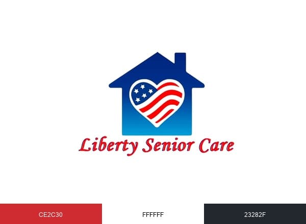 Liberty Senior Care brand color palette
