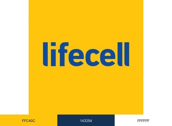 Lifecell brand color palette