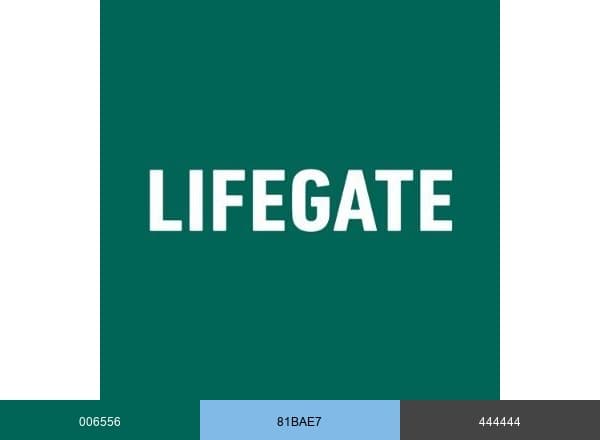 LifeGate brand color palette