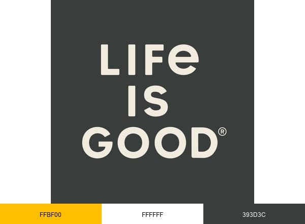 Life is Good brand color palette