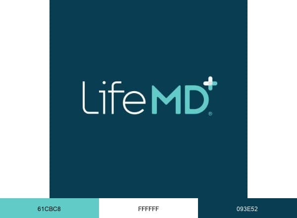 LifeMD brand color palette