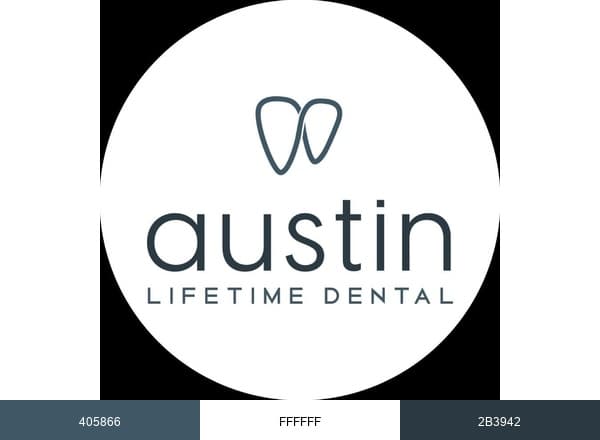 Austin Lifetime Dental brand color palette