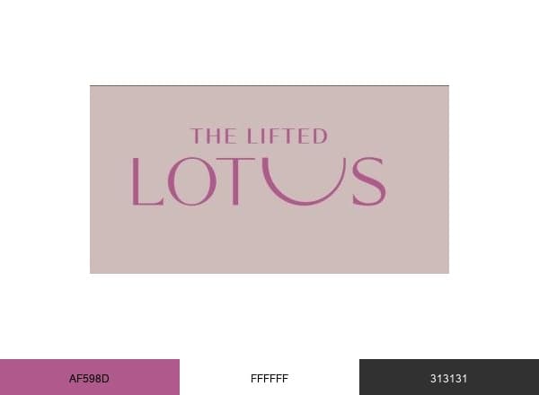 The Lifted Lotus brand color palette