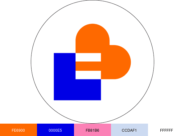La Ligue contre le cancer brand color palette