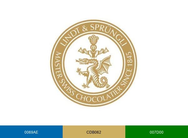 Lindt & Sprüngli brand color palette