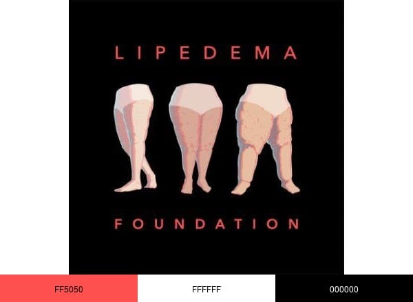 Lipedema Foundation brand color palette