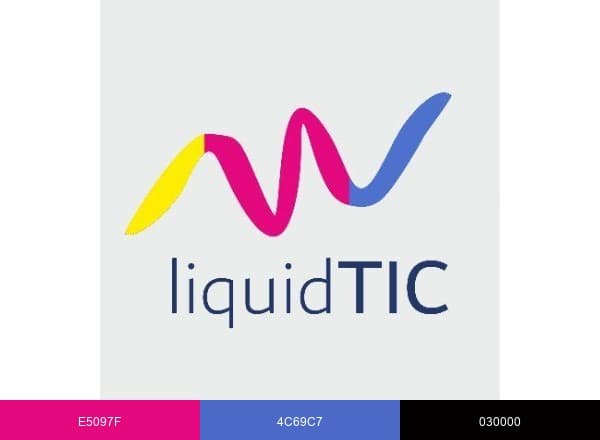 Liquidtic brand color palette