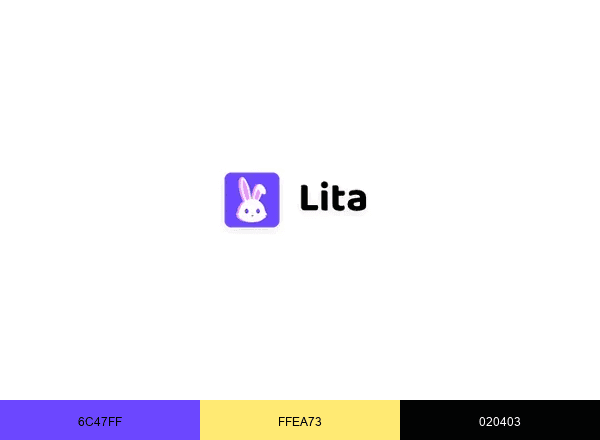 Lita brand color palette