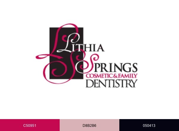 Lithia Springs Cosmetic and Family Dentistry brand color palette