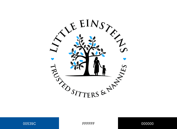Little Einstein's Nanny Agency brand color palette