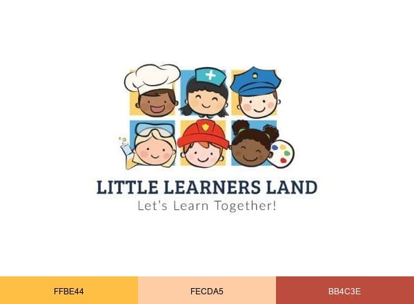 Little Learners Land brand color palette