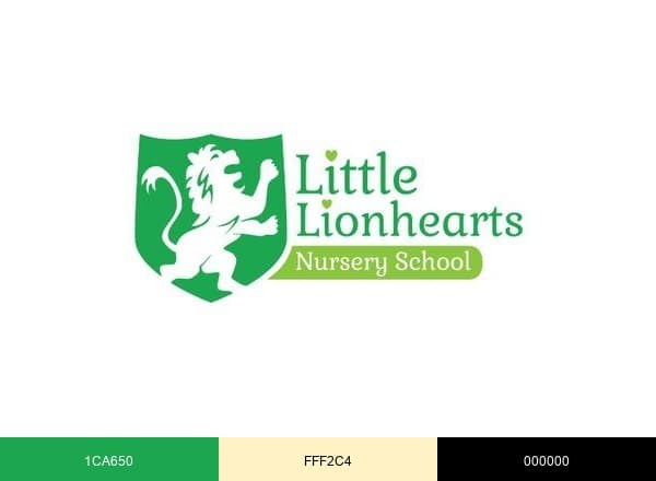 Little Lionhearts brand color palette