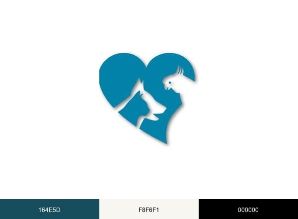 Little River Veterinary Clinic brand color palette