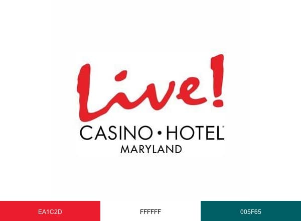 Live! Casino & Hotel Maryland brand color palette