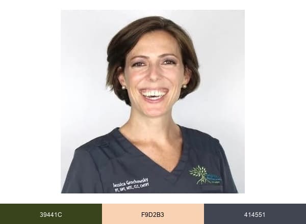 Dr. Jess brand color palette