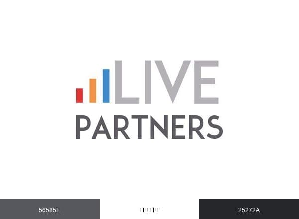 LivePartners brand color palette