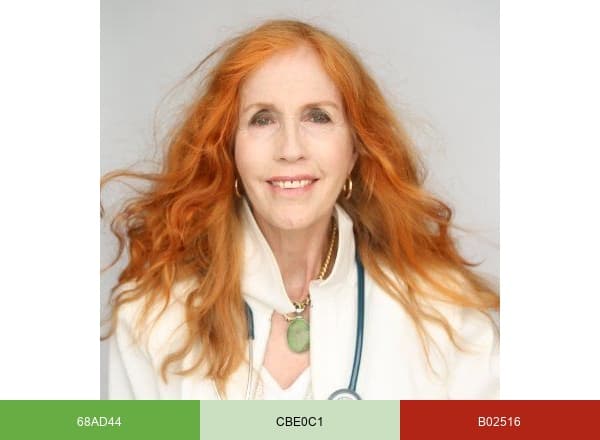Dr Sandra Cabot brand color palette