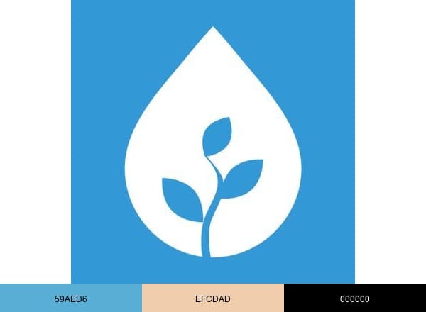 Living Waters brand color palette