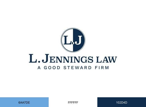 L. Jennings Law brand color palette