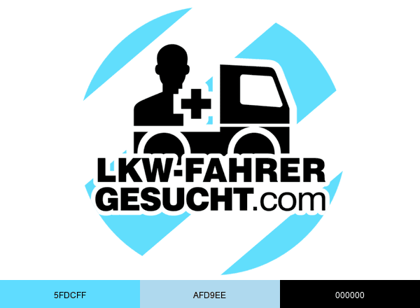 Lkw Fahrer gesucht brand color palette